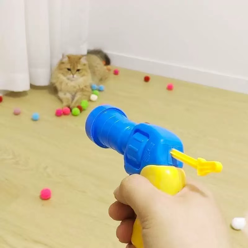 猫ボールおもちゃ発射器